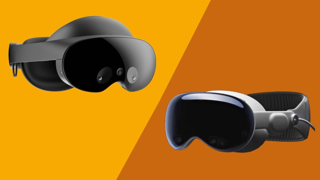 Apple Vision Pro M2 chip vs. Meta Quest Snapdragon XR processor.