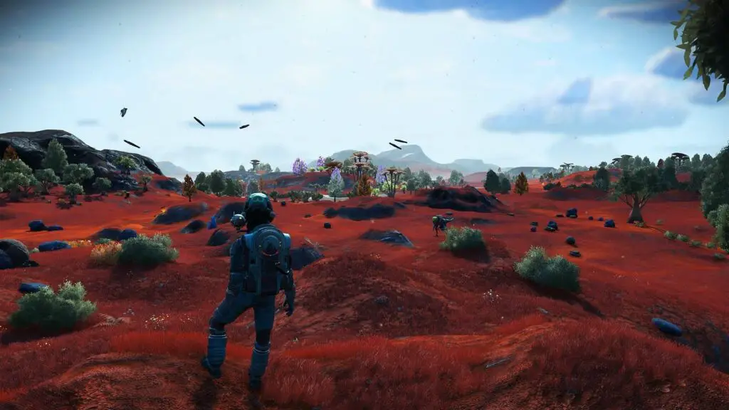 A vast procedurally generated open-world game designed for exploration.