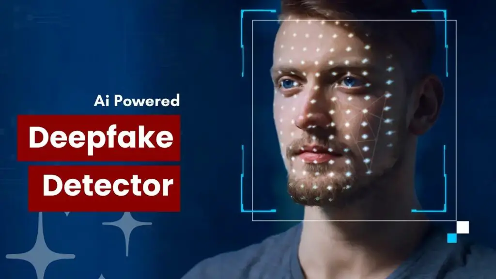 A user analyzing a video with deepfake detection software.