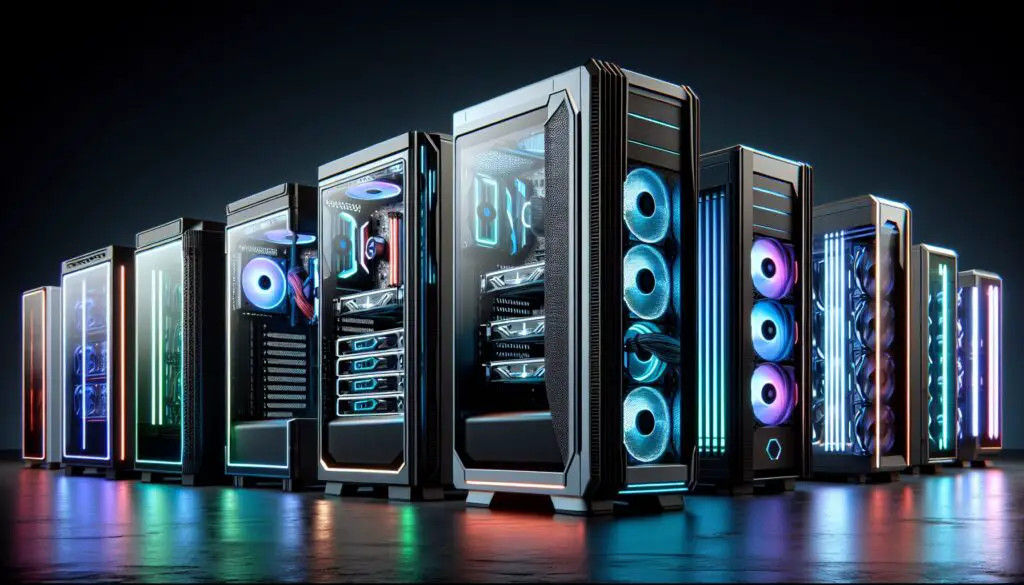 A modern PC case with excellent airflow and expansion options.