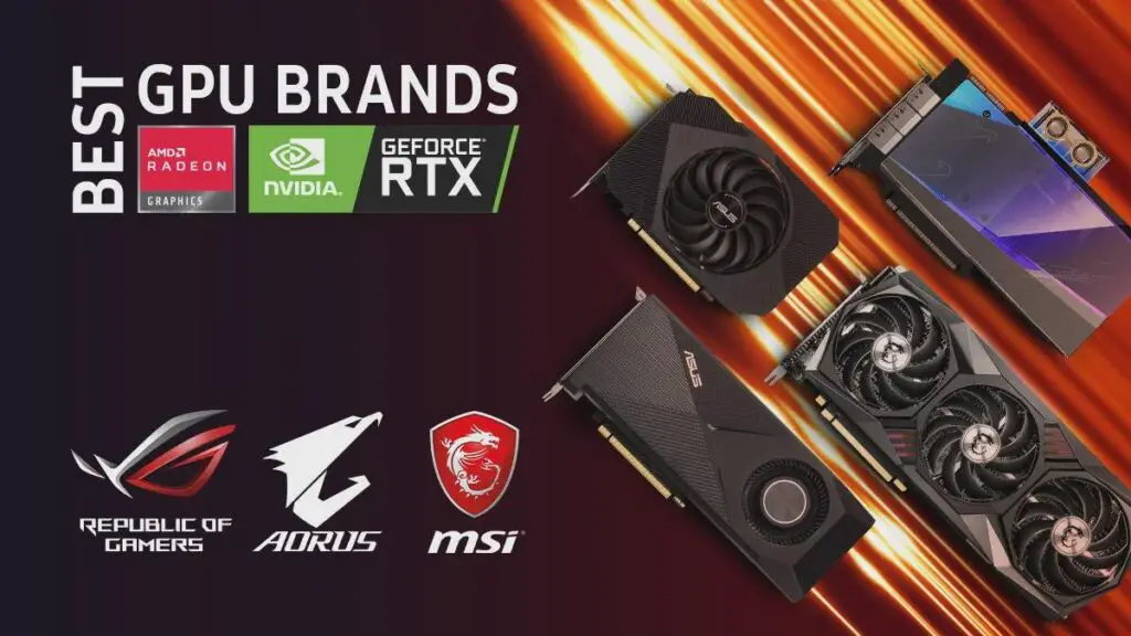 A high-end gaming graphics card installed inside a PC case.
