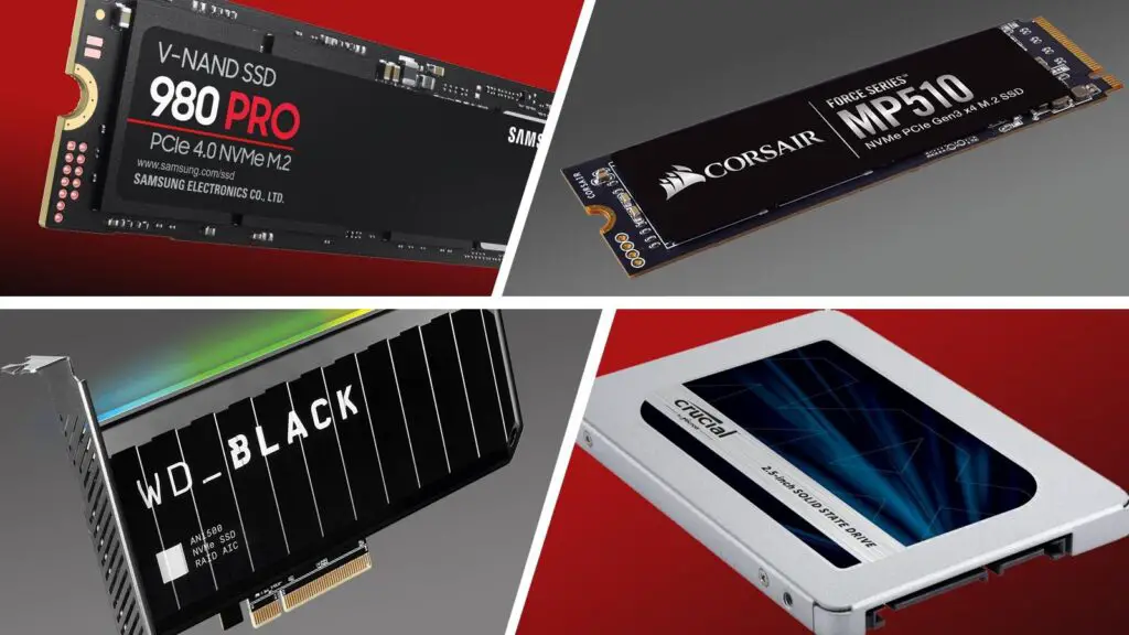 An NVMe SSD being installed for ultra-fast performance.