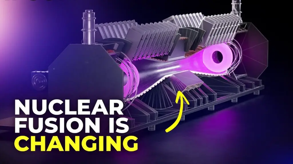 Helion Energy's nuclear fusion reactor prototype for clean energy.