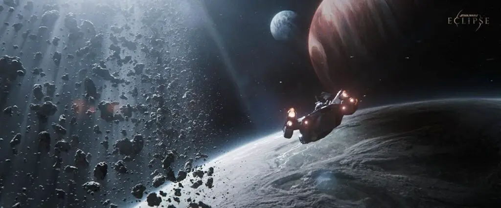 Star Wars Eclipse Jedi space scenery