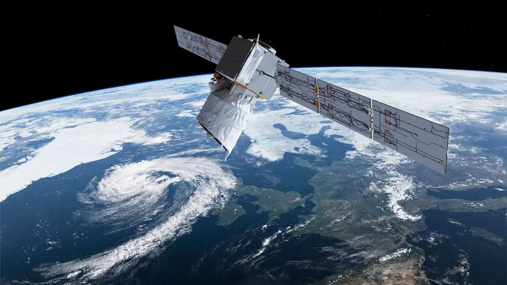 Starlink satellites orbiting Earth to provide global internet access