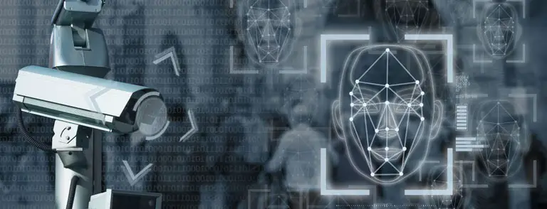 Edge AI camera performing real-time facial recognition using neuromorphic computing.