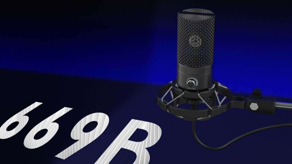 FIFINE K669B USB microphone setup. 