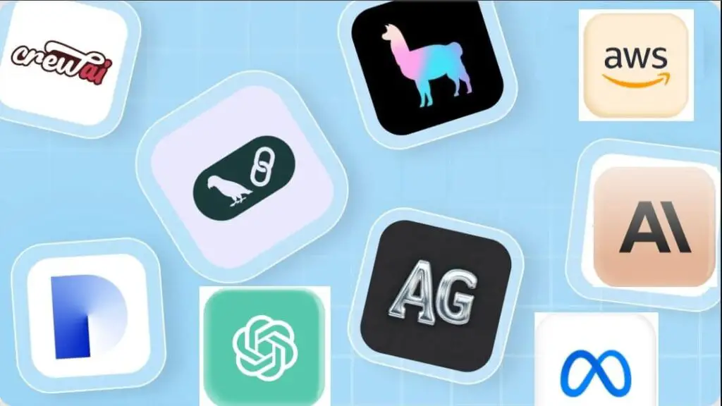 Logos of leading AI agents revolutionizing personal and professional life in 2025.